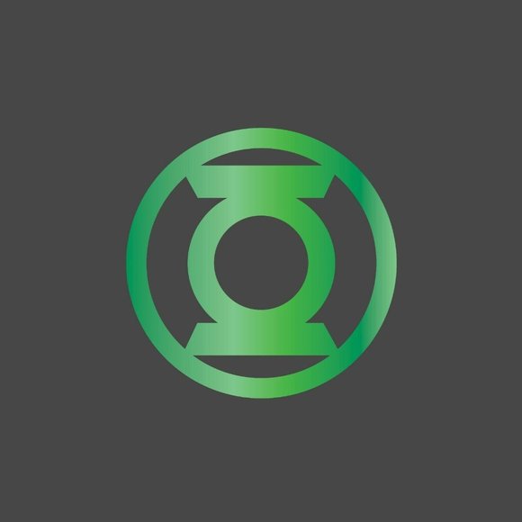 DC Comics Green Lantern Stainless Steel Dog Tag Pendant Green 22" Ball Chain - Picture 6 of 6